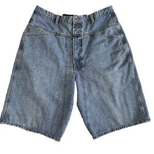 Marithe Francois Girbaud Denim Shorts Size 36 Blue Vintage Jorts Baggy